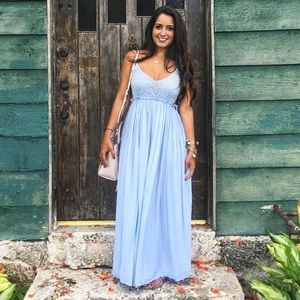Baby Blue Maxi Dress